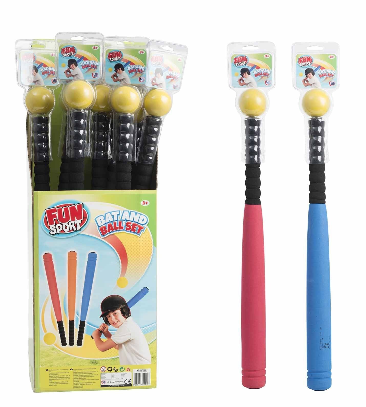 Fun Sport Baseball Bat And Ball Outdoor Activity 24 Inch 2441 (1373244.00) (Parcel Rate)