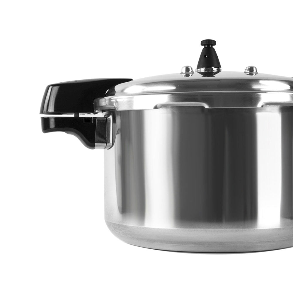 Aluminium Pressure Cooker Stainless Steel 12 Litre (Big Parcel Rate)p