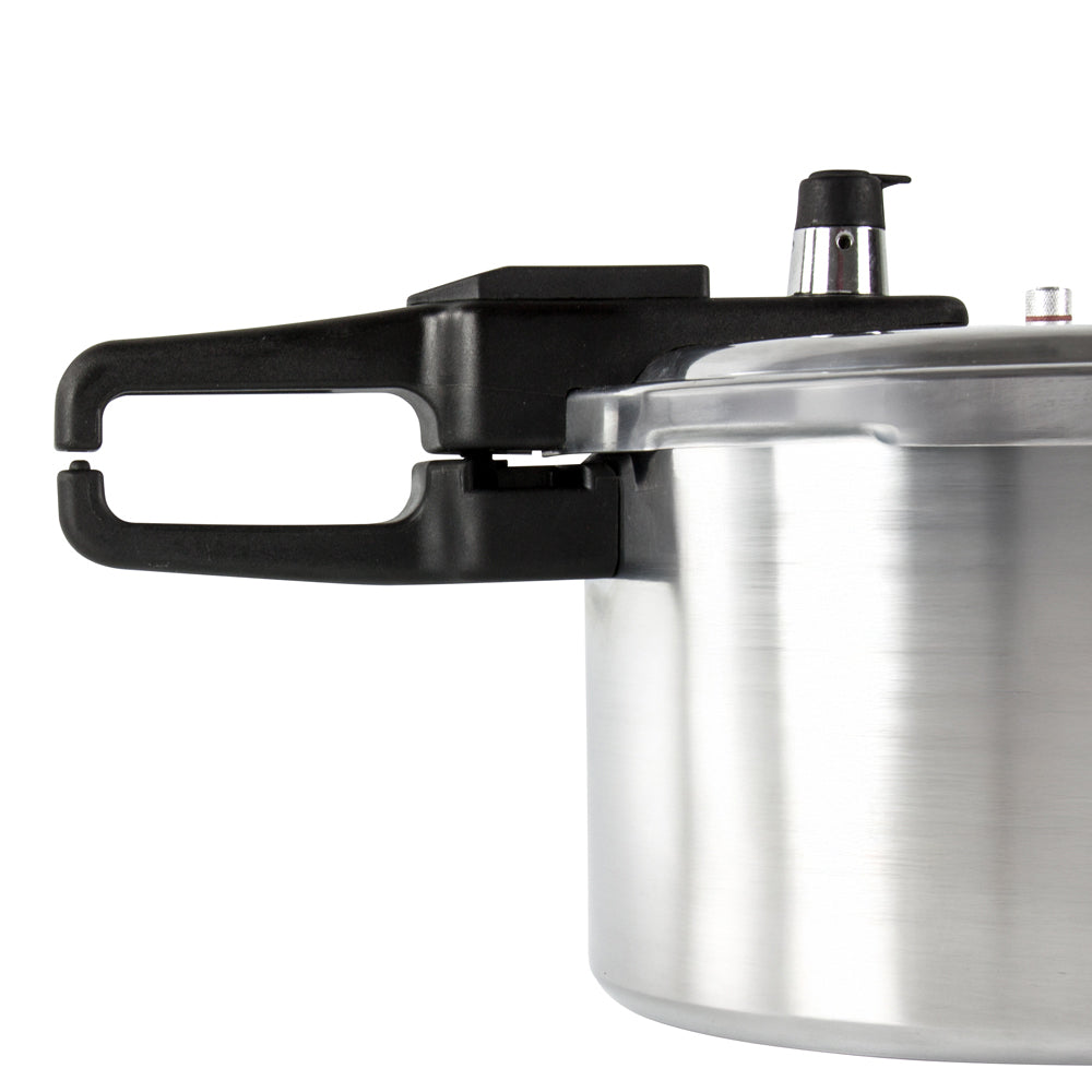 Aluminium Pressure Cooker Stainless Steel 9 Litre 1305 9LTR (Big Parcel Rate)p
