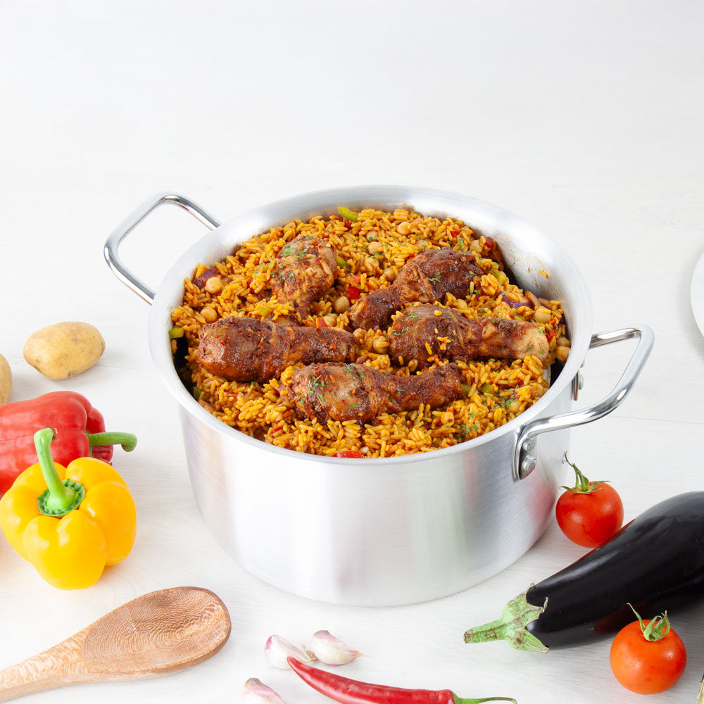 SQ Professional Galaxis Carina Aluminium Casserole Set of 5 18-20-22-24-26cm 2159 / 4881 (Big Parcel Rate)