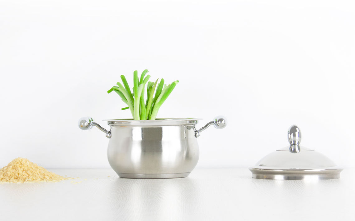 SQ Professional Lustro Stainless Steel Imperiale Casserole Set of 6 7991 (Big Parcel Rate)
