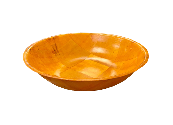 Vintage Style Wooden Design Kitchen Serving Plastic Bowl 25 cm 5601 (Parcel Rate)