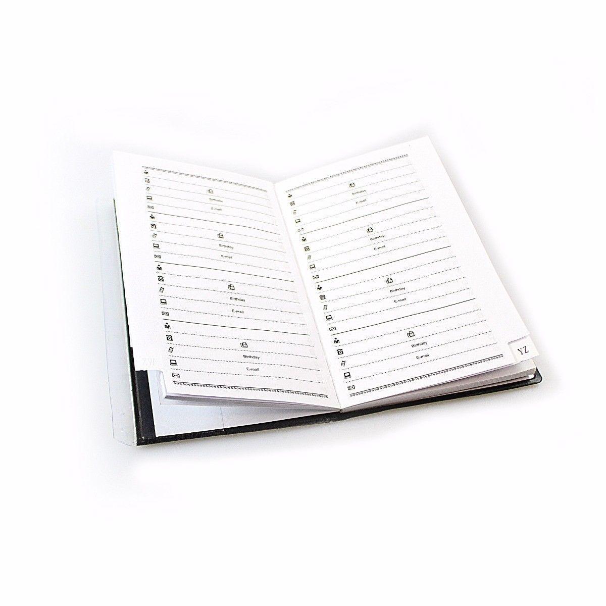 Address Book A6 Size Assorted Colour 0739 (Large Letter Rate)