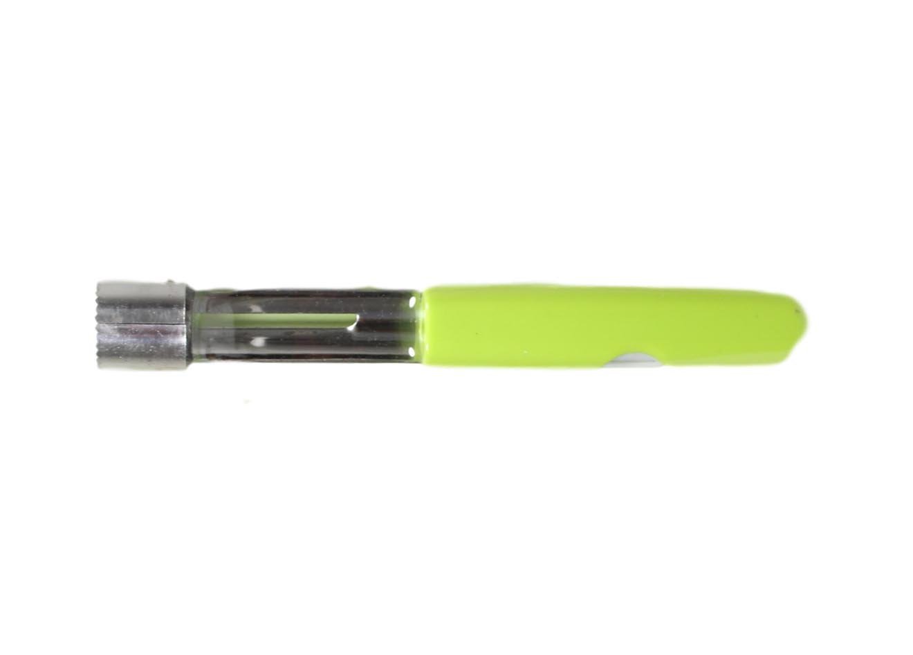 Steel Apple Corer Remover with Plastic Handle 17 cm Assorted Colours 3625 (Parcel Rate)