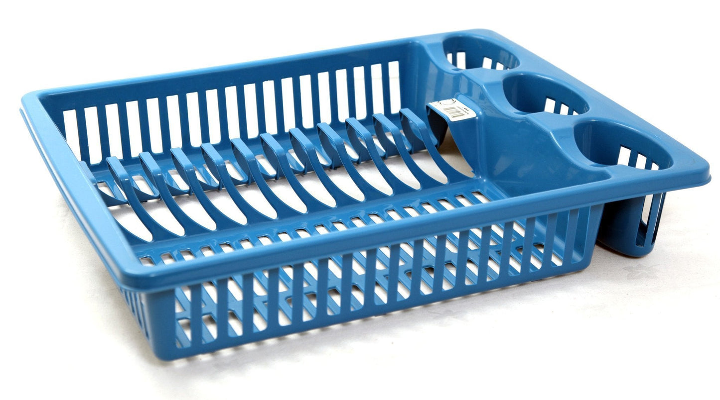 Plastic Cutlery Plates Glasses Cup Holder Dish Drainer Strainer Sink Plate with tray 732/ 6774 (Parcel Rate)