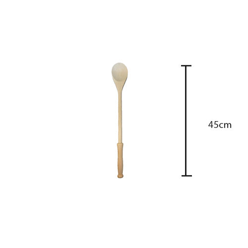 Large Long Wooden Kitchen Cooking Spoon 45 cm 7205 (Parcel Rate)