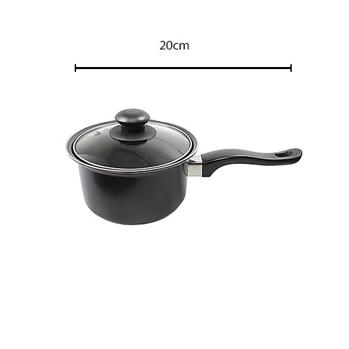 Metal Milk Saucepan with Lid 20 cm A CKW1004 / KC1008 (Parcel Rate)