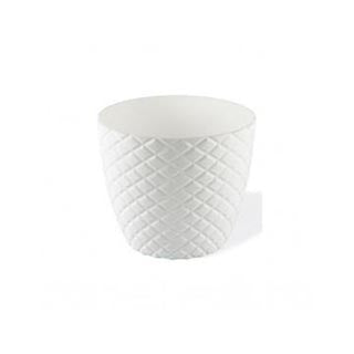 Diamond Cut Round Plant Pot No 3 18 x 16 cm Assorted Colours KRS203 (Parcel Rate)