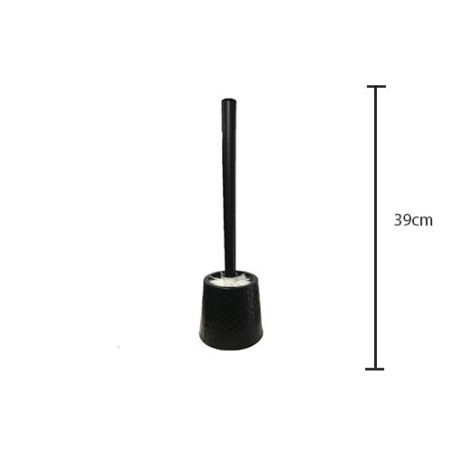 Plastic Bathroom Toilet Brush with Stand Honeycomb Design 39 cm Assorted Colours 7450 (Parcel Rate)
