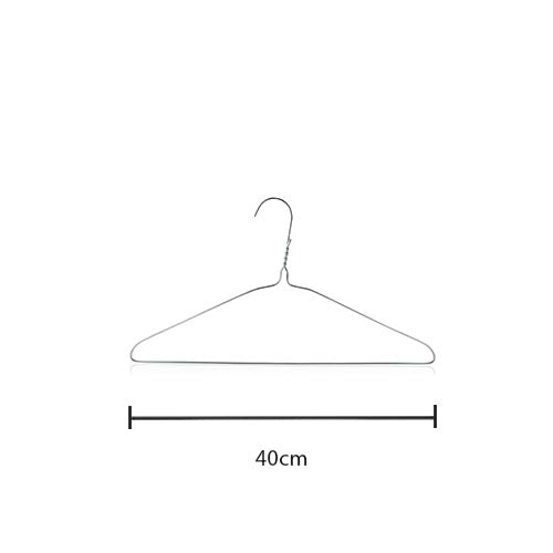 Standard Steel Hangers Clothing Hangers 40 cm Pack of 10 0712 A (Parcel Rate)
