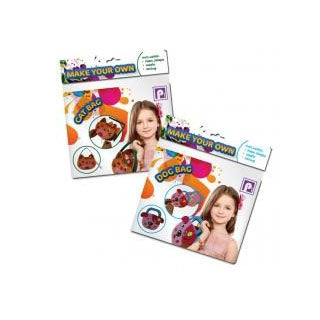 Kids Make Your Own Bag Full Kit Party Bags Assorted Designs P2543 (Parcel Rate)