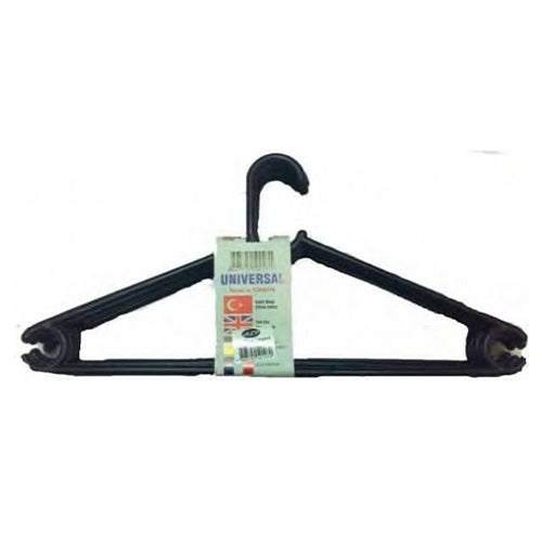 Plastic Wardrobe Clothes Hangers Pack of 6 Assorted Colours H0271 (Parcel Rate)