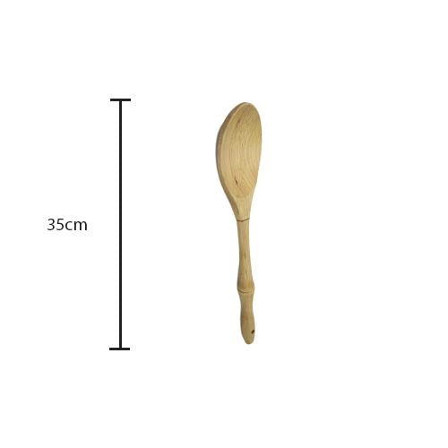 Big Wooden Spoon Stirring Curry Spoon Baking Mixing Wooden Spoon 35cm 5492 (Large Letter Rate)