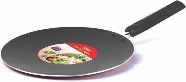 Cookware Baking TAWA Dish Disk Pan Round With Handle Black 00088 (Parcel Rate)