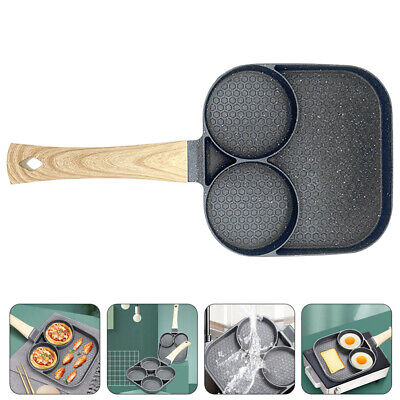 Metal Round Egg and Bacon Frying Pan Square 2 Eggs 7031 A (Parcel Rate)
