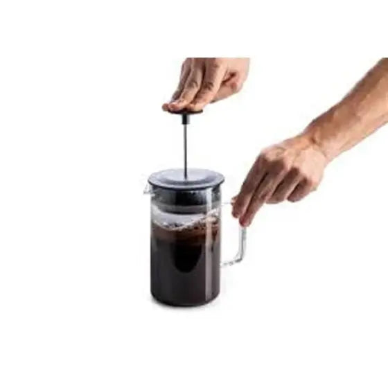 Glass Cafetiere French Coffee Press with Stainless Steel Filter 300ml 2351 A (Parcel Plus Rate)