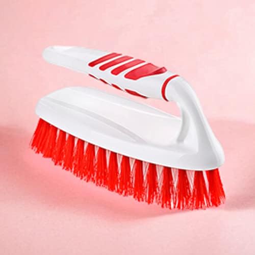 TTZ Softon Household Cleaning Brush with Handle Assorted Colours TP334 (Parcel Rate)