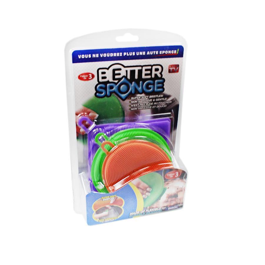 Hot Better Silicone Sponge Dishwashing Sponge Kitchen Cleaner 5030 (Parcel Rate)