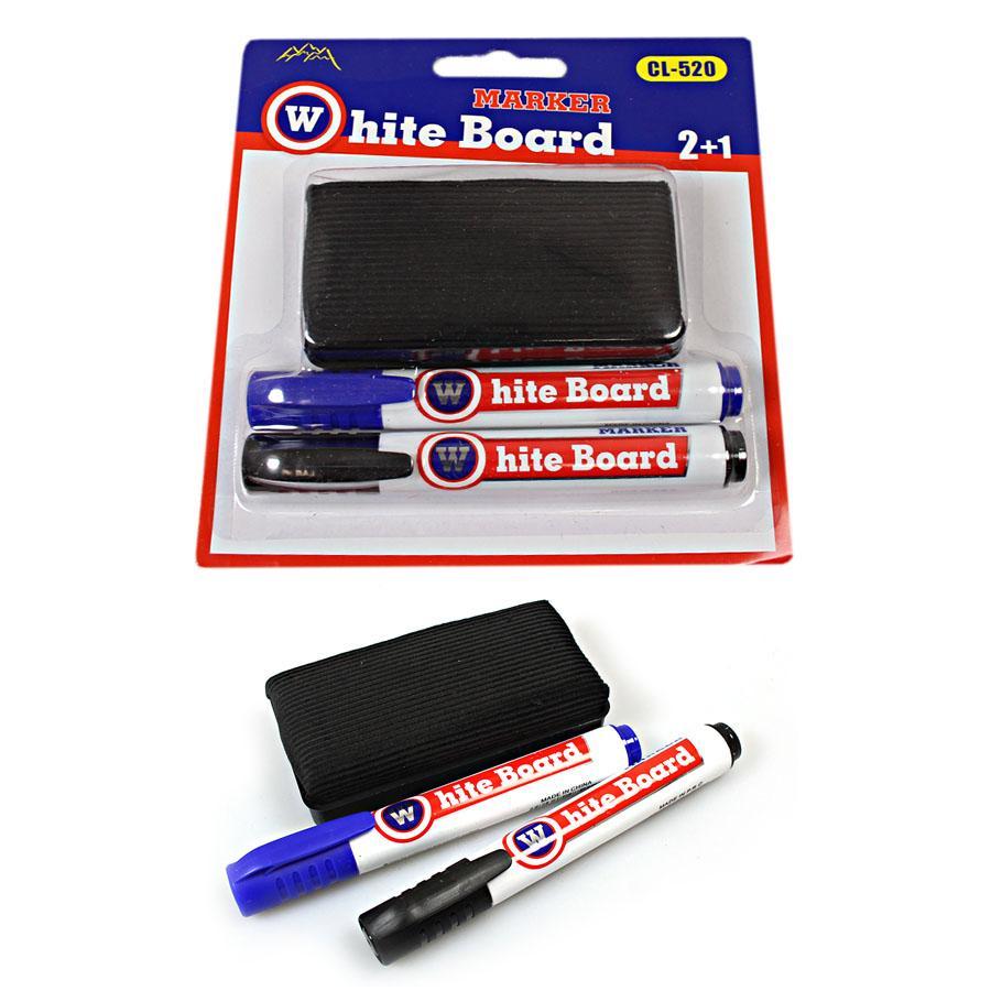 Marker White Board 2+1 5124 (Parcel Rate)