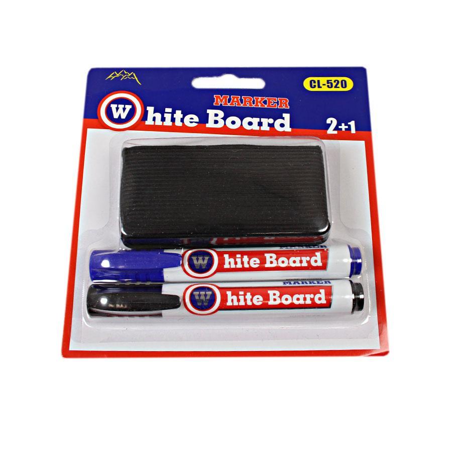 Marker White Board 2+1 5124 (Parcel Rate)