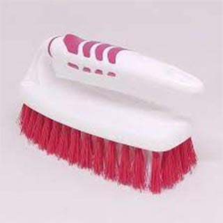 TTZ Softon Household Cleaning Brush with Handle Assorted Colours TP334 (Parcel Rate)
