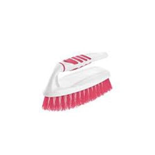 TTZ Softon Household Cleaning Brush with Handle Assorted Colours TP334 (Parcel Rate)