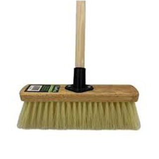 12" Soft Coco Garden Wooden Broom Brush Head ST1637 (Parcel Rate)