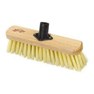 12" Soft Coco Garden Wooden Broom Brush Head ST1637 (Parcel Rate)