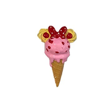 Fridge Magnet Ice Cream with Mouse Ears Design 7 cm Assorted Designs 7047 (Parcel Rate)